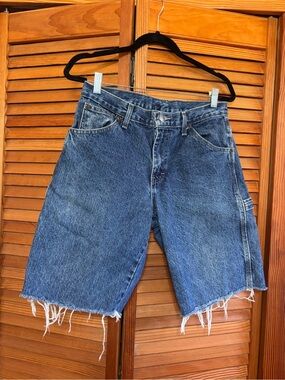 Dickies Cut-Off Blue Denim Carpenter Shorts